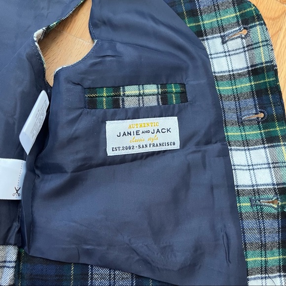 Janie and Jack Plaid Vest - Picture 6 of 7